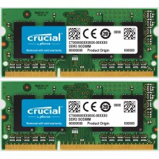 Memória SODIMM DDR3 1066MHz 8GB KIT (2X4GB) CRUCIAL - CT4G3S1067M